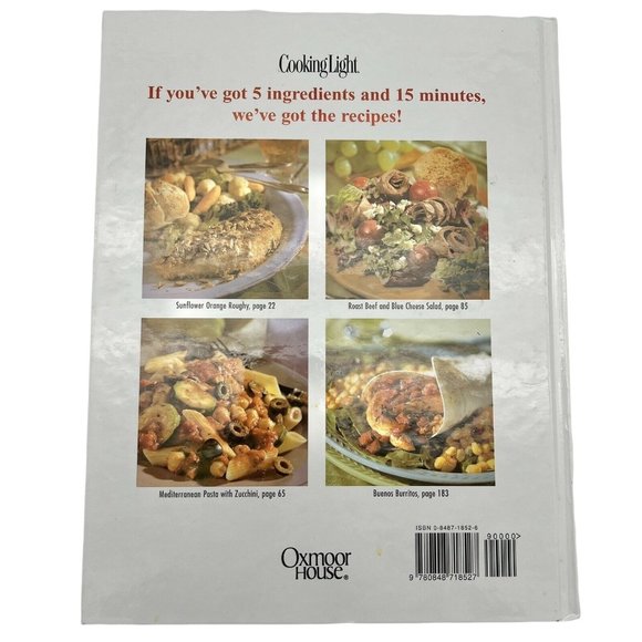 Cooking Light 5 Ingredient 15 Minute Cookbook Hardcover - Picture 9 of 9